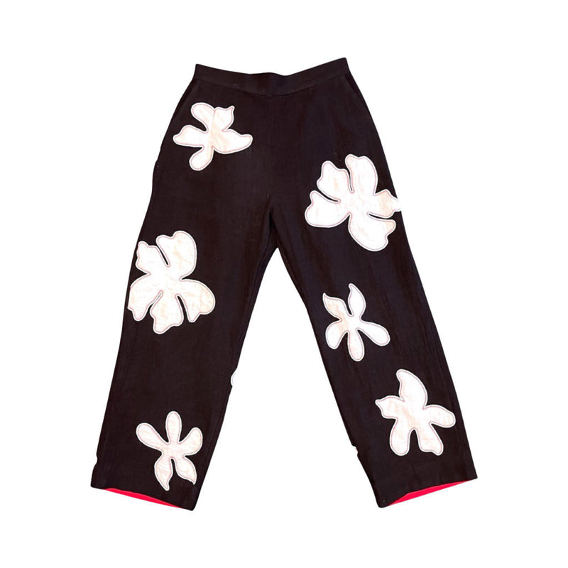 Floma Pants cotton by Ka-Sha in black color for women in Singapore