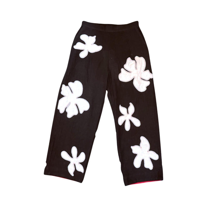 Floma Pants cotton by Ka-Sha in black color for women in Singapore