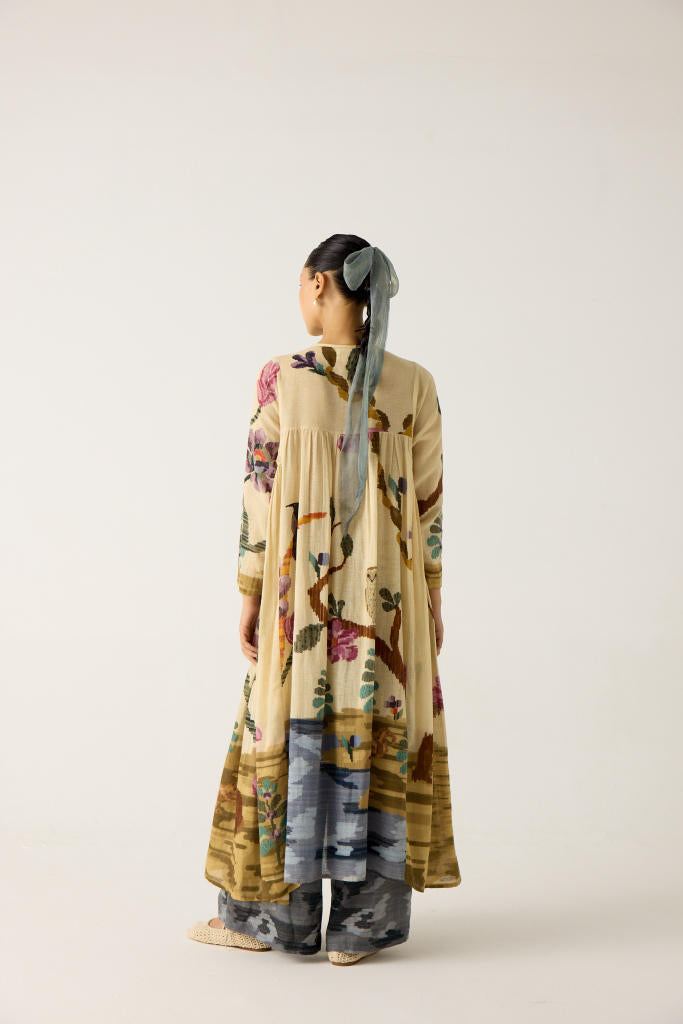 FRIDA SET- SAFARI (FRIDA DRESS+ CAMO PANTS) cotton by CORD in multi for women in Singapore