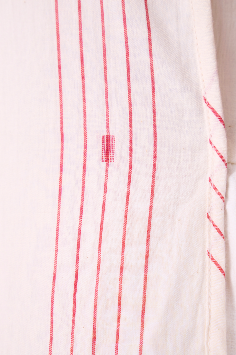 Fyodor Red Stripe Maxi Dress cotton by The Summer House in white color for women in Singapore