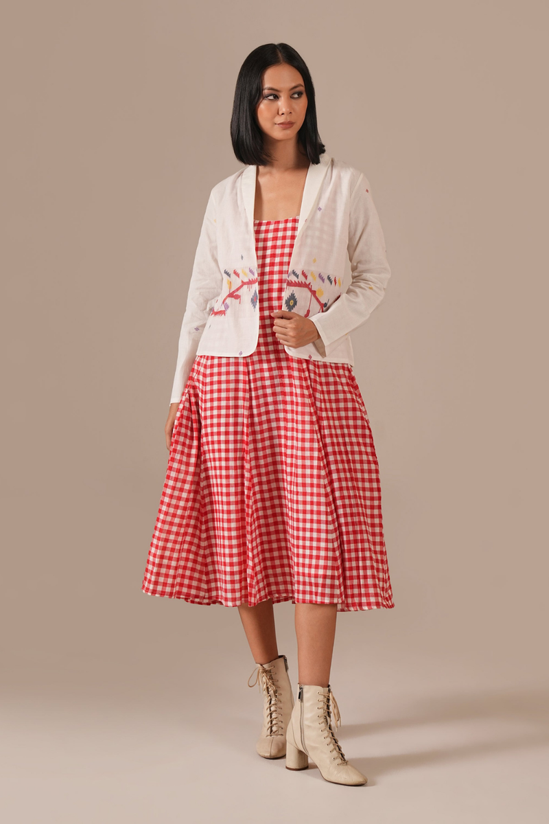 GARNET LUXE SET 100% cotton Buy GARNET LUXE SET from C&W | Co-Ord Sets for Women by Indigo Dreams in red color for women in Singapore