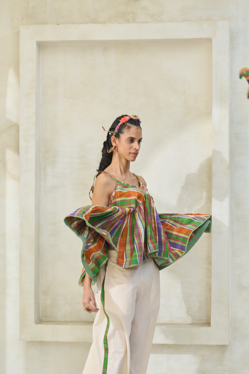 Gigi Top cotton by SWATTI KAPOOR in multi color for women in Singapore