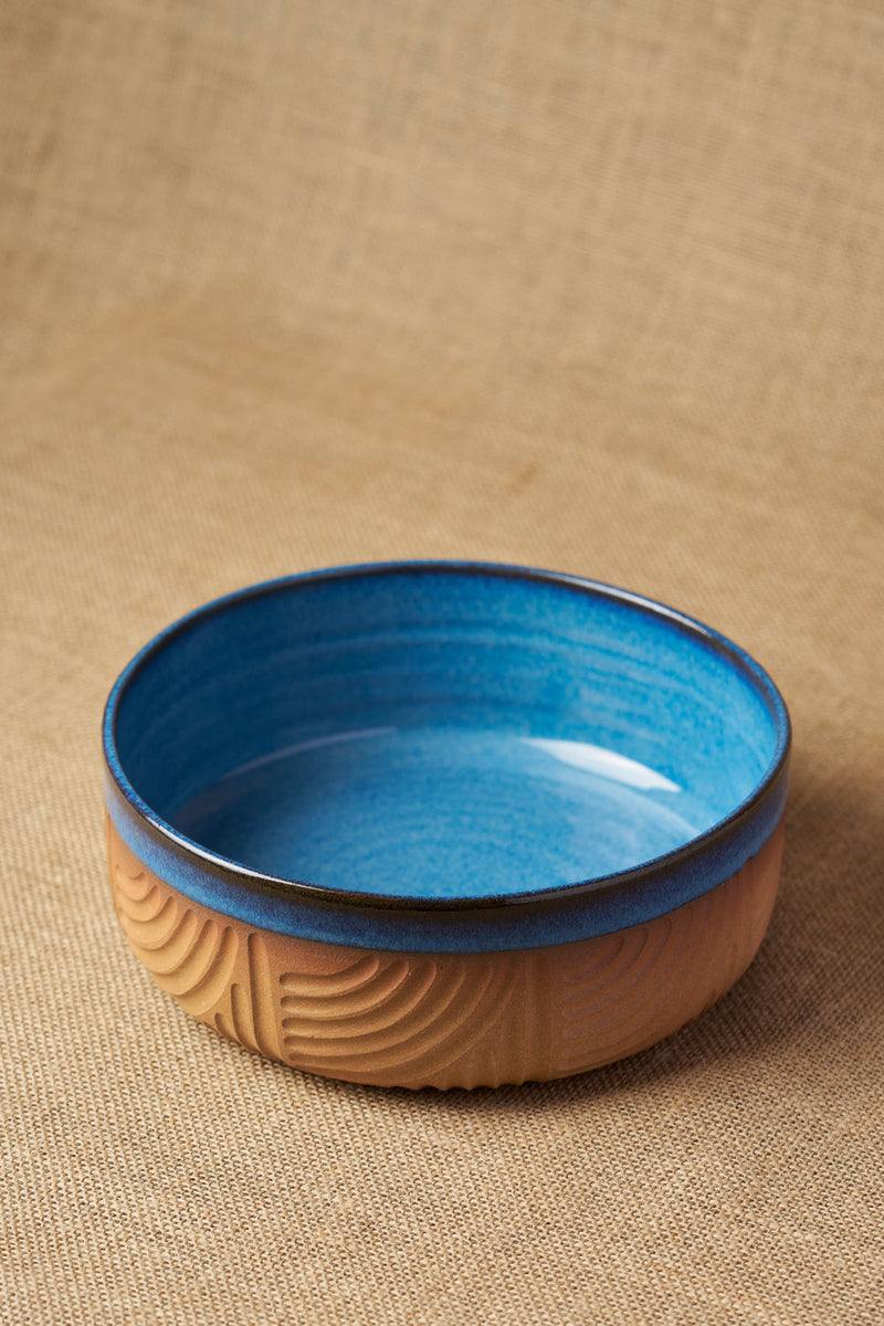Gata Loop Large Serving Bowl-Two Tone