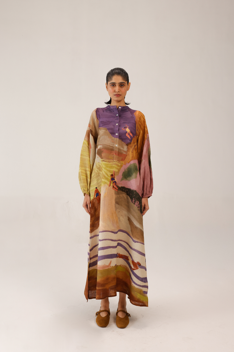 GOA DRESS - SWIMMERS all linen by CORD for women in Singapore