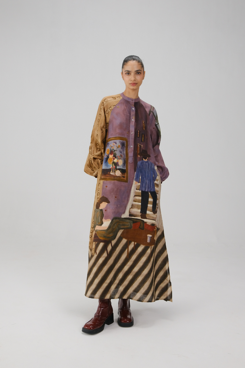 GOA DRESS-Living Room linen by CORD for women in Singapore