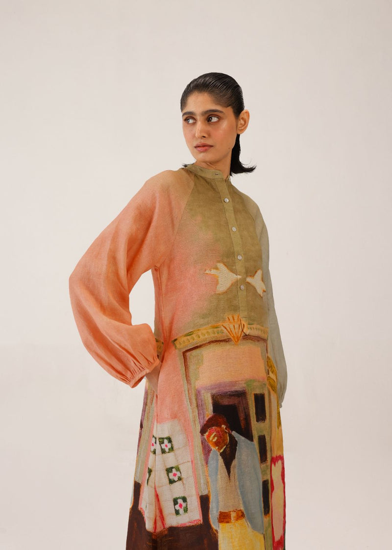 GOA DRESS - MORNING COFFEE all linen by CORD for women in Singapore