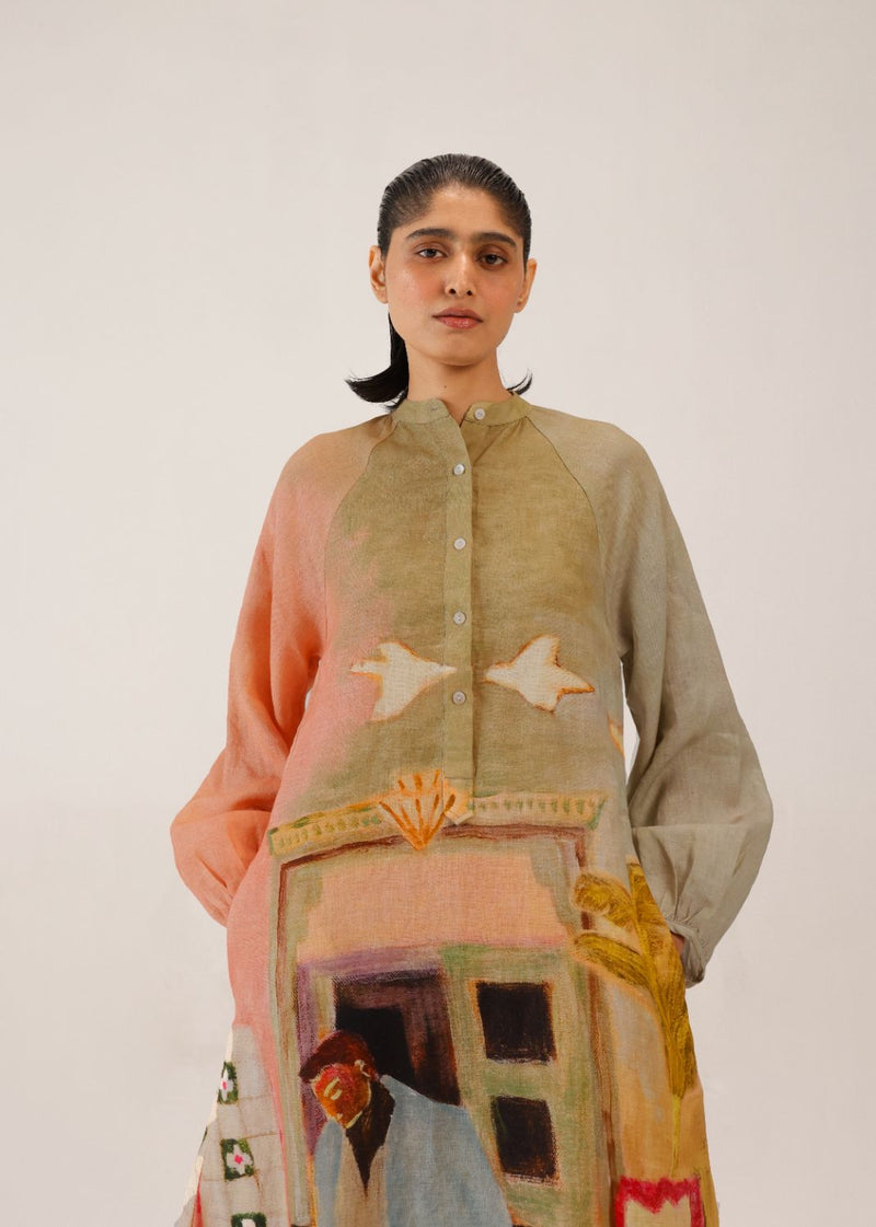 GOA DRESS - MORNING COFFEE all linen by CORD for women in Singapore