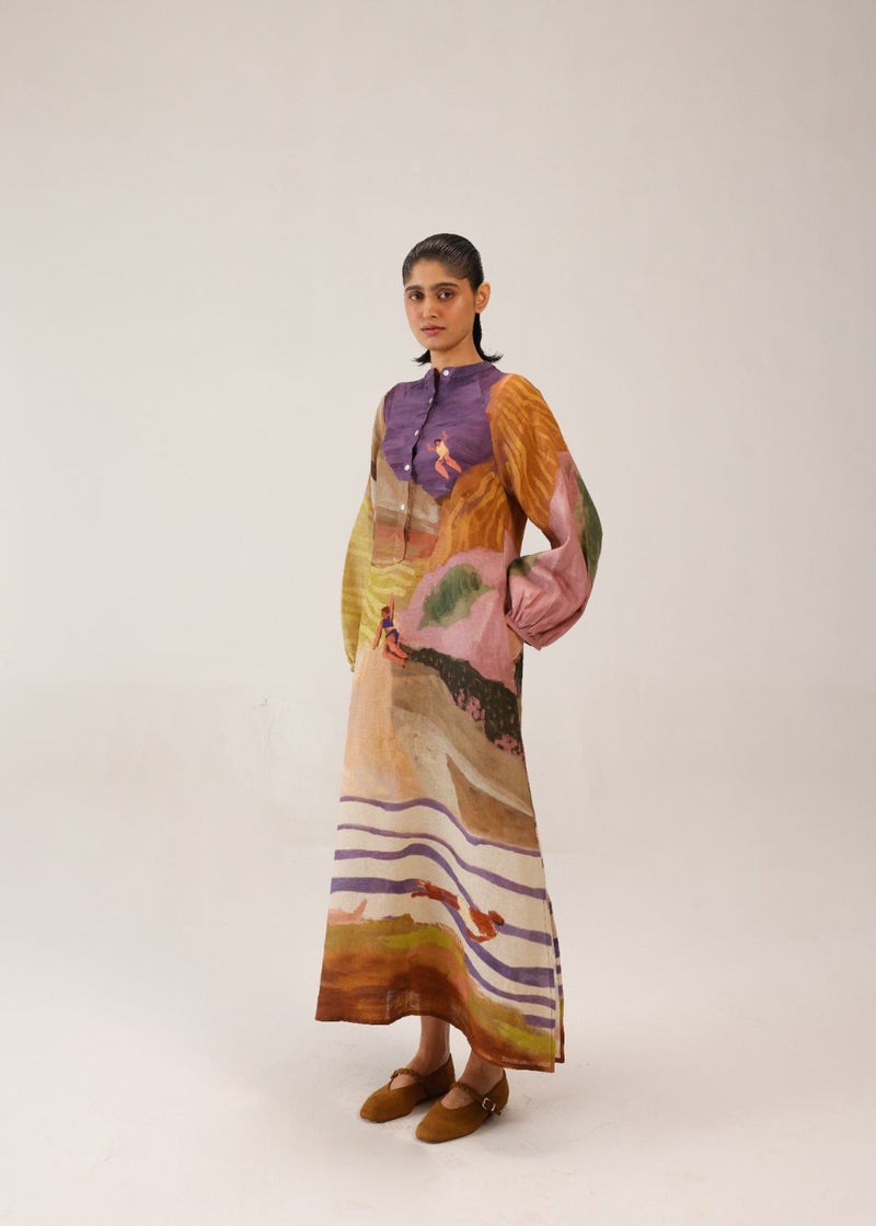GOA DRESS - SWIMMERS all linen by CORD for women in Singapore