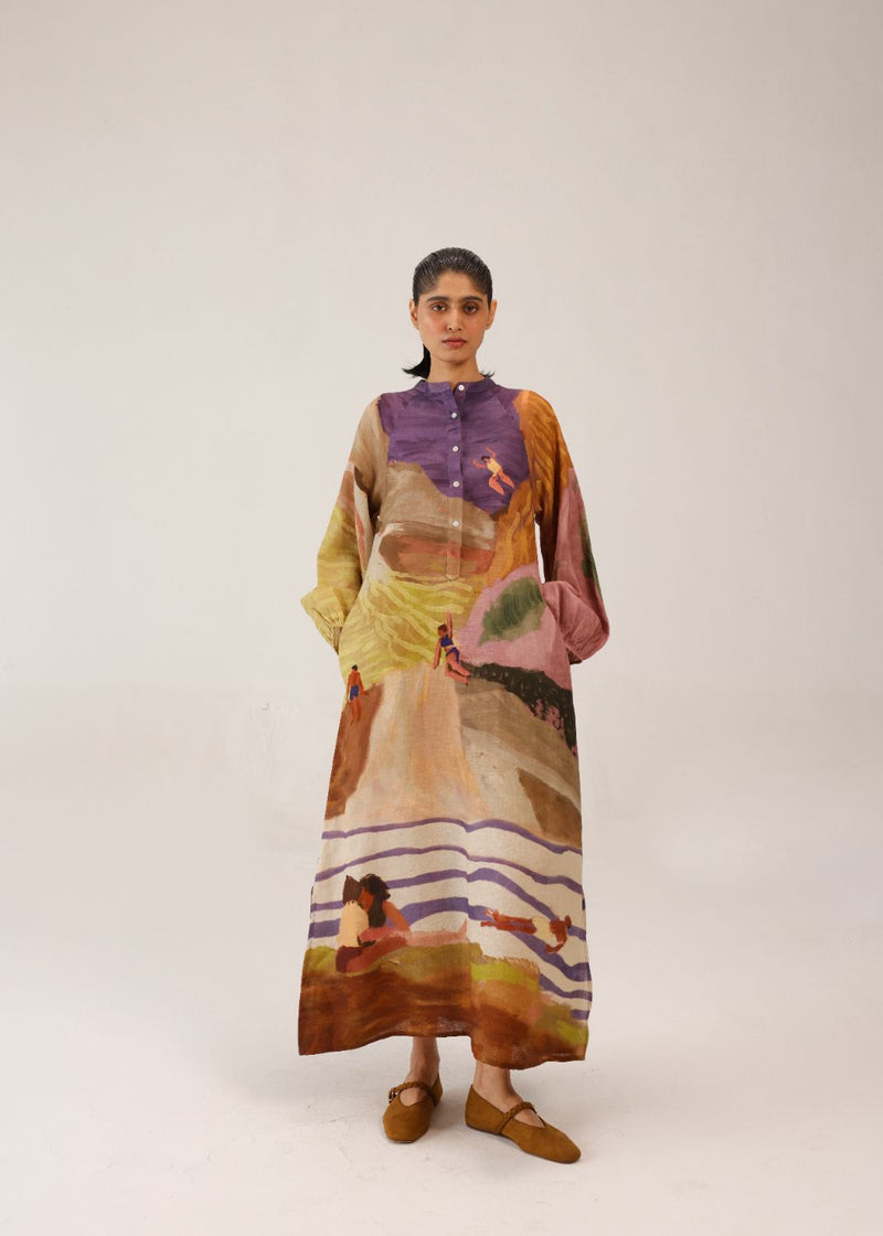 GOA DRESS - SWIMMERS all linen by CORD for women in Singapore