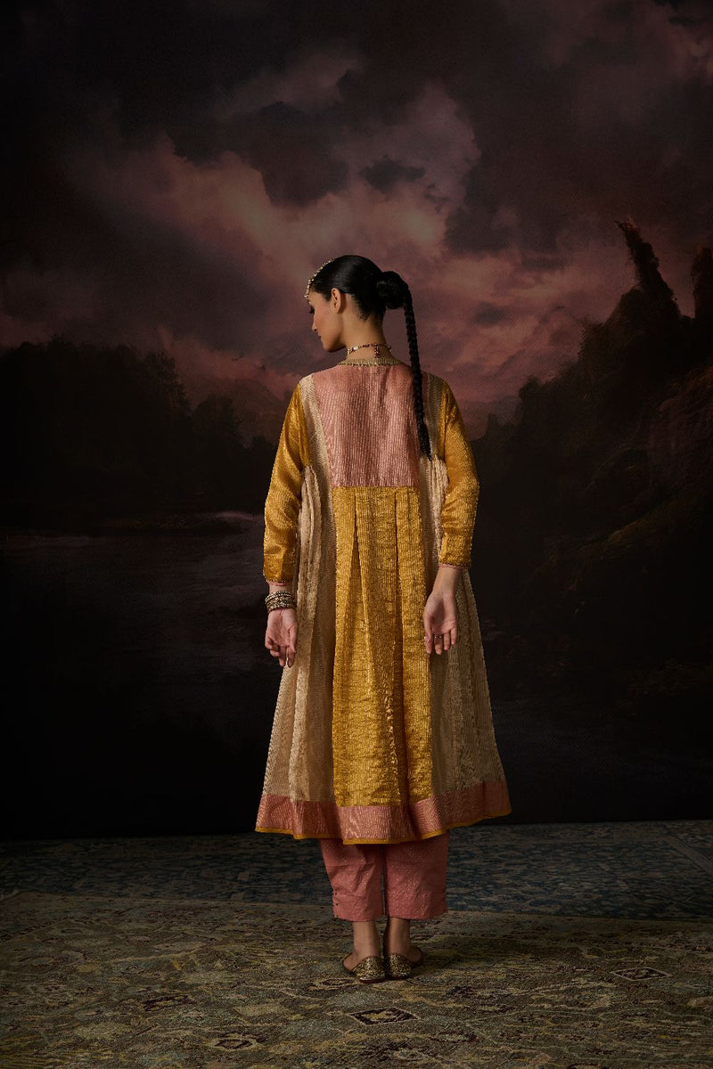 GUL KURTA chanderi by SWATTI KAPOOR in multi color for women in Singapore