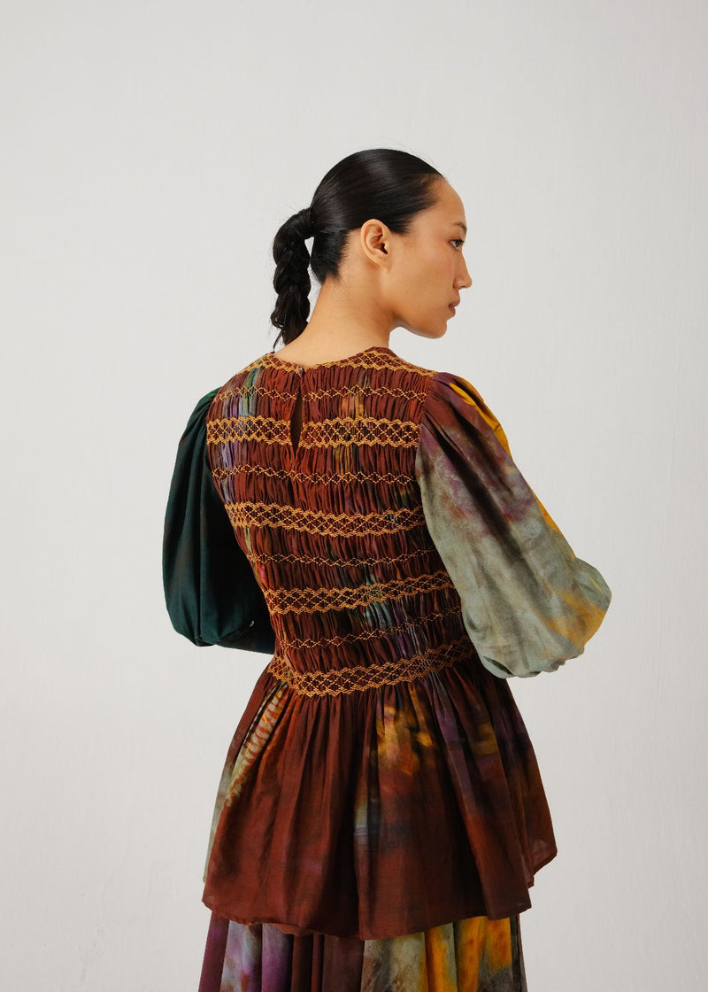 Gaia top- X-ray silk by CORD for women in Singapore