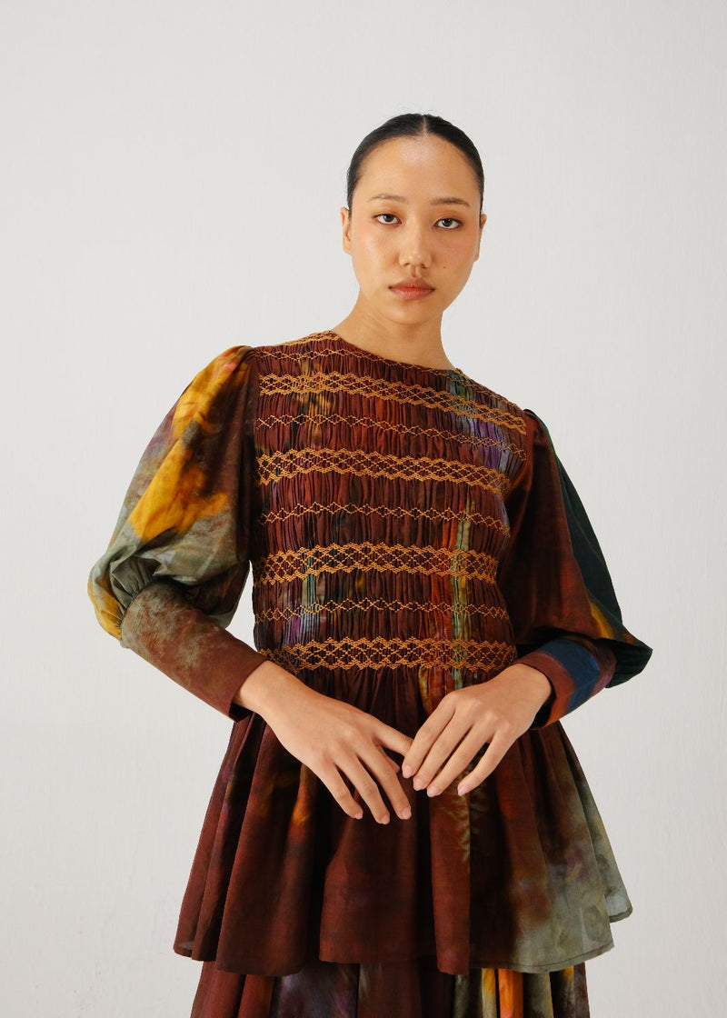 Gaia top- X-ray silk by CORD for women in Singapore