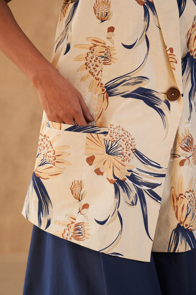 Garden Of Strength Organic Cotton Vest Jacket