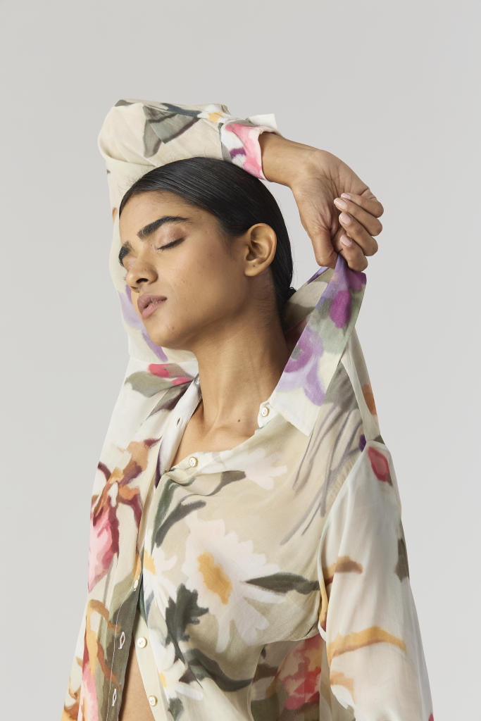 GIA CO-ORD SET by Yam in mint color for women in Singapore