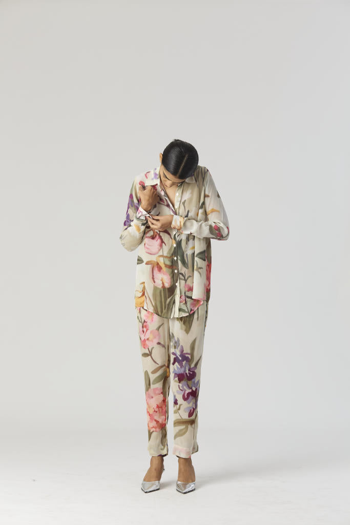 GIA CO-ORD SET by Yam in mint color for women in Singapore