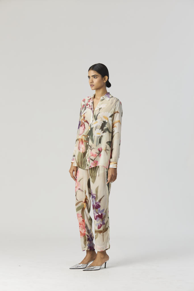 GIA CO-ORD SET by Yam in mint color for women in Singapore