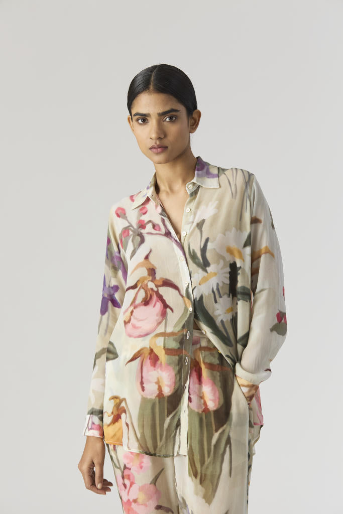 GIA CO-ORD SET by Yam in mint color for women in Singapore