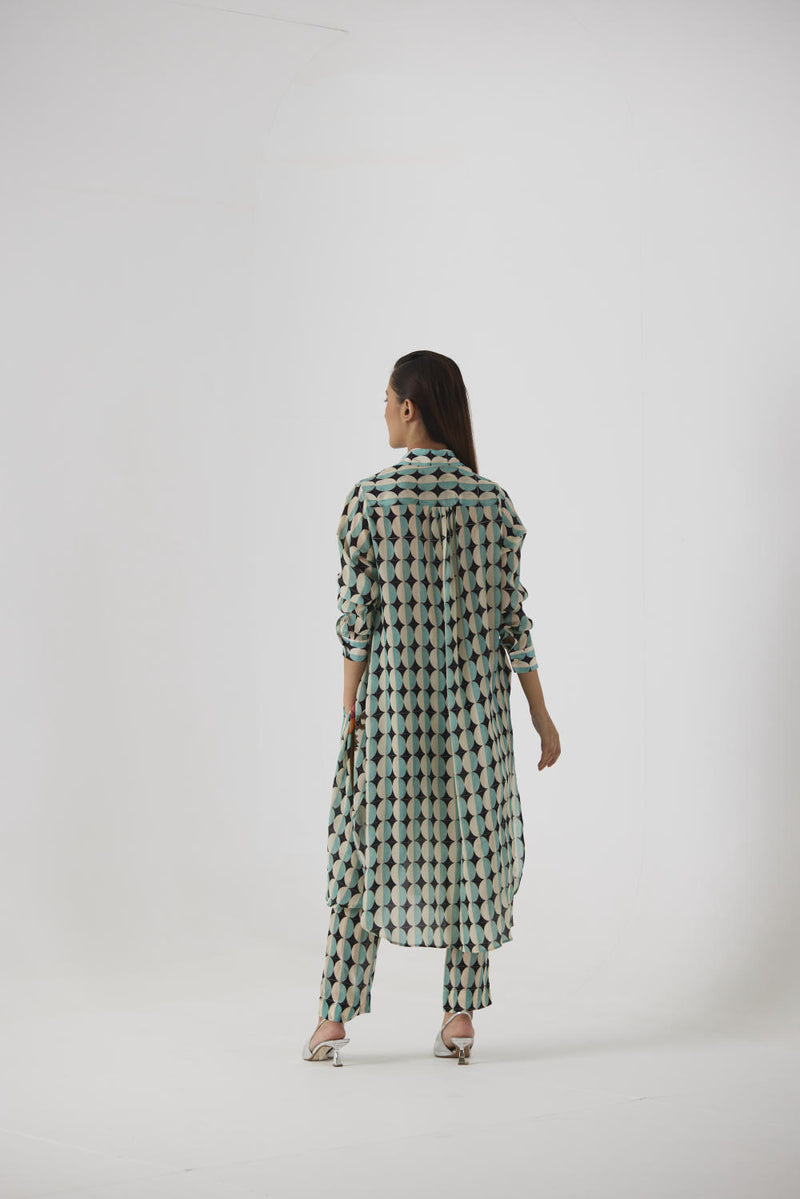 GIFU WRAP KURTA SET mul by Yam in multi color for women in Singapore