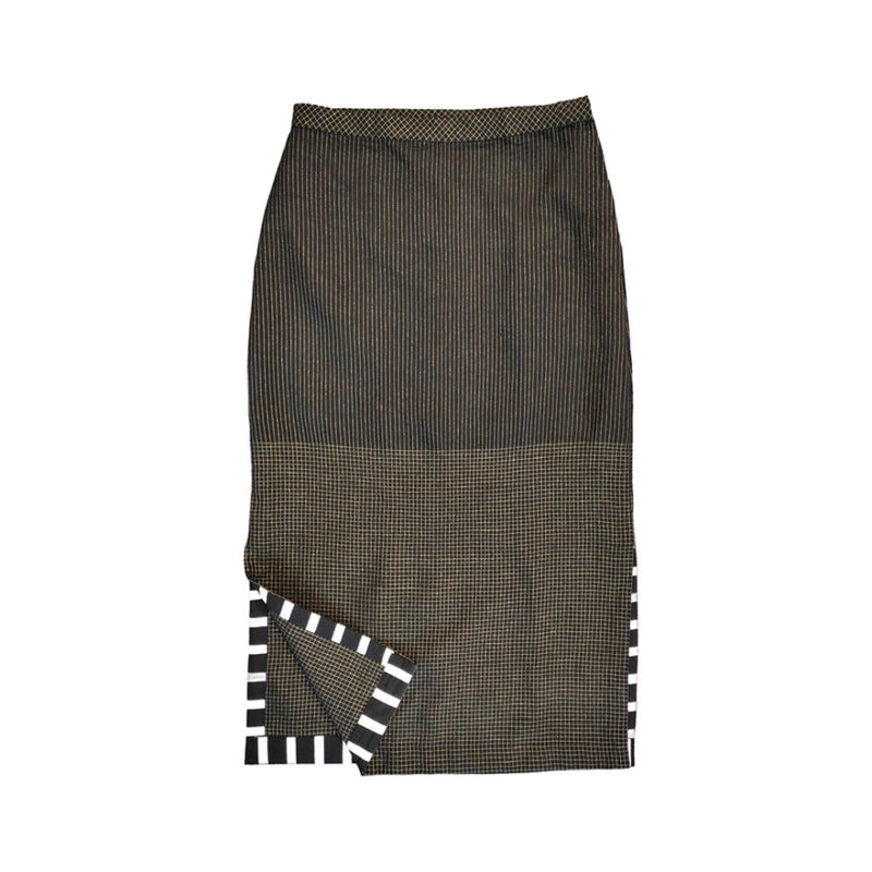 Gul Golden Skirt cotton by Ka-Sha in gold color for women in Singapore