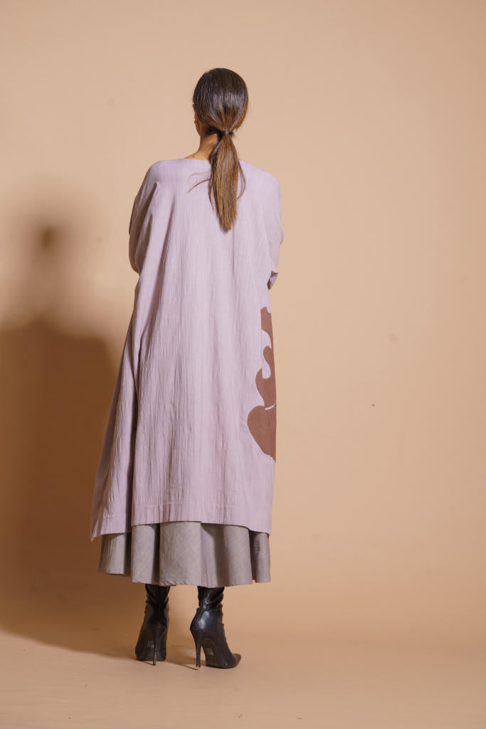 Gunpowder Tunic cotton matty kaftans and tunics by Stoique in steel grey, terracotta for women in Singapore