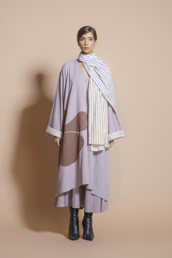 Gunpowder Tunic cotton matty kaftans and tunics by Stoique in steel grey, terracotta for women in Singapore