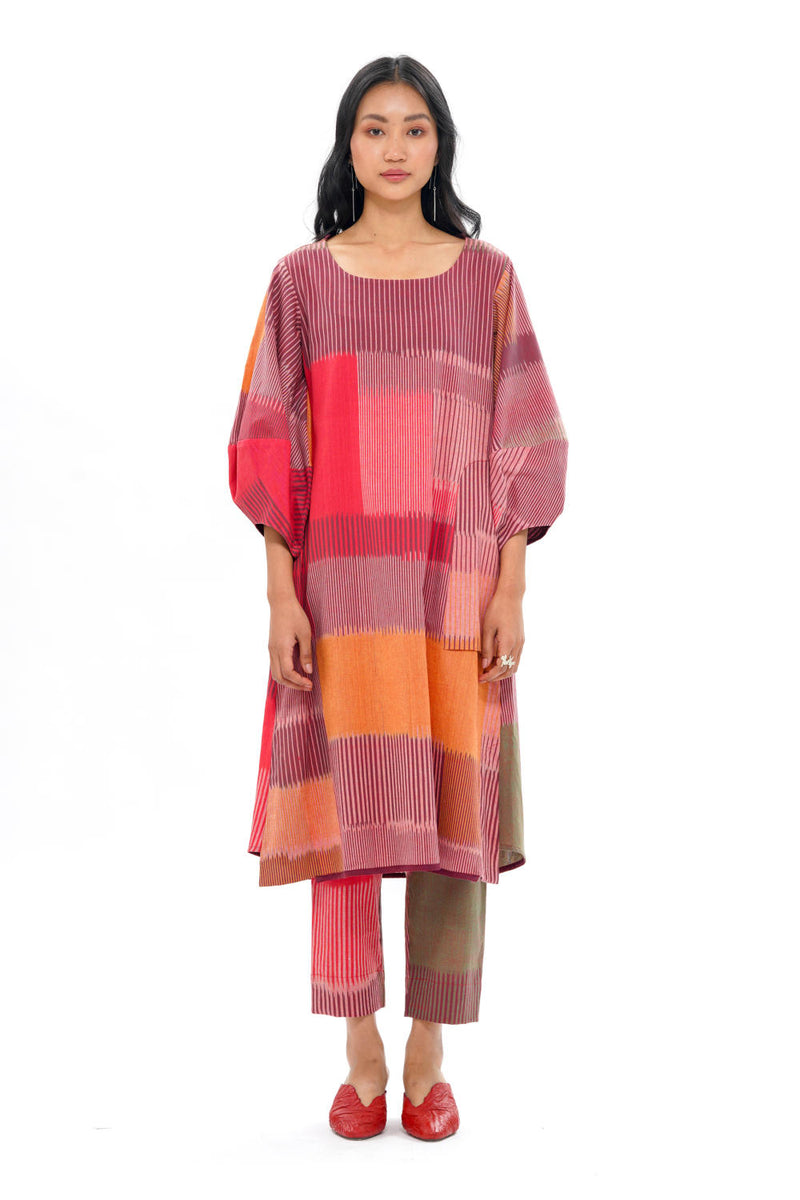 HARU LANTERN SLEEVE DRESS