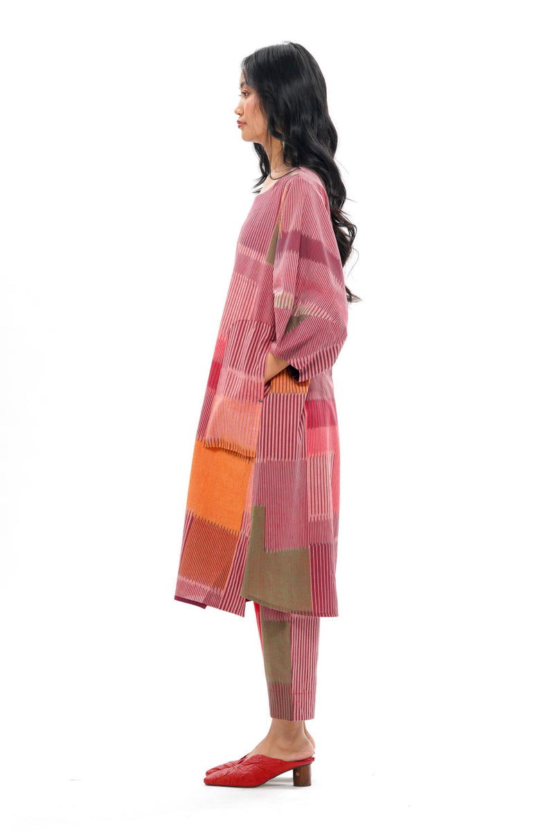 HARU LANTERN SLEEVE DRESS