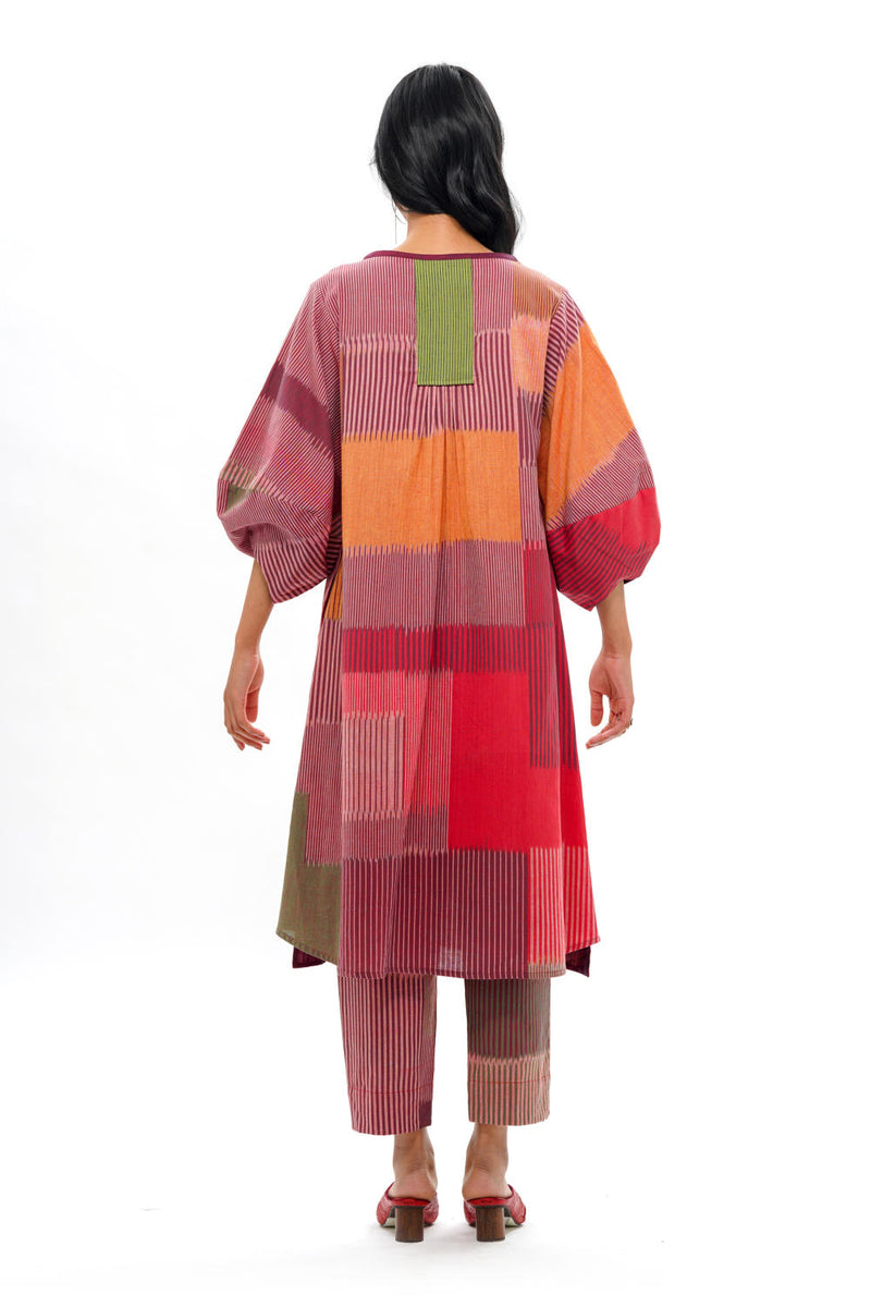 HARU LANTERN SLEEVE DRESS