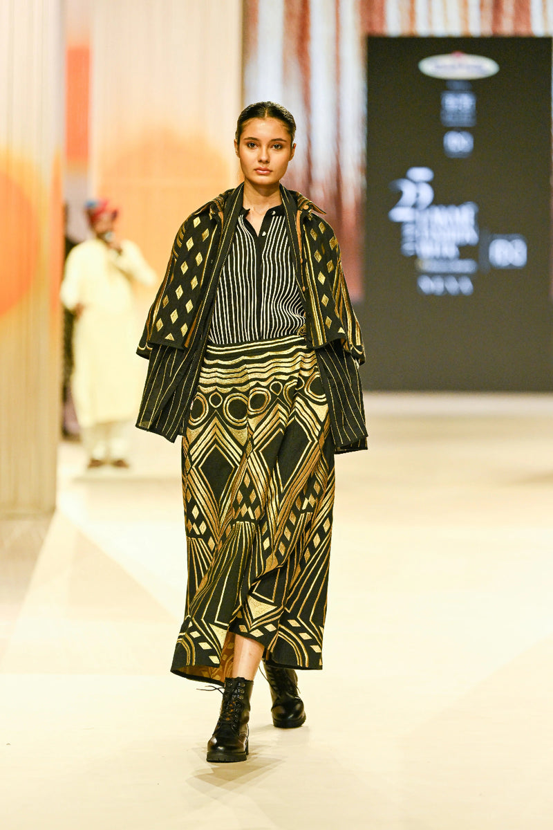 Sunhera Shirt cotton by Ka-Sha in gold color for women in Singapore