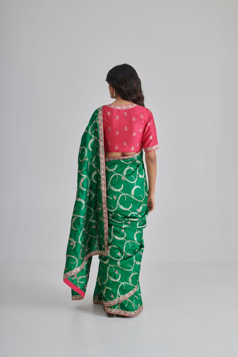 HUMRAHI & FARIDAH SAREE & BLOUSE