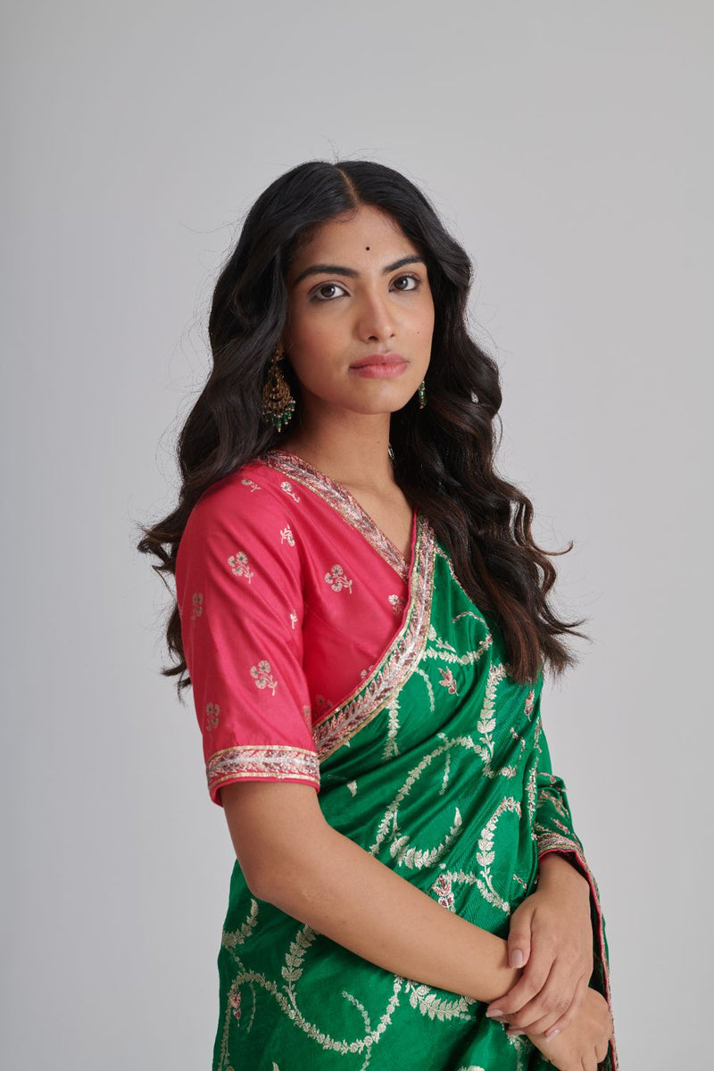 HUMRAHI & FARIDAH SAREE & BLOUSE