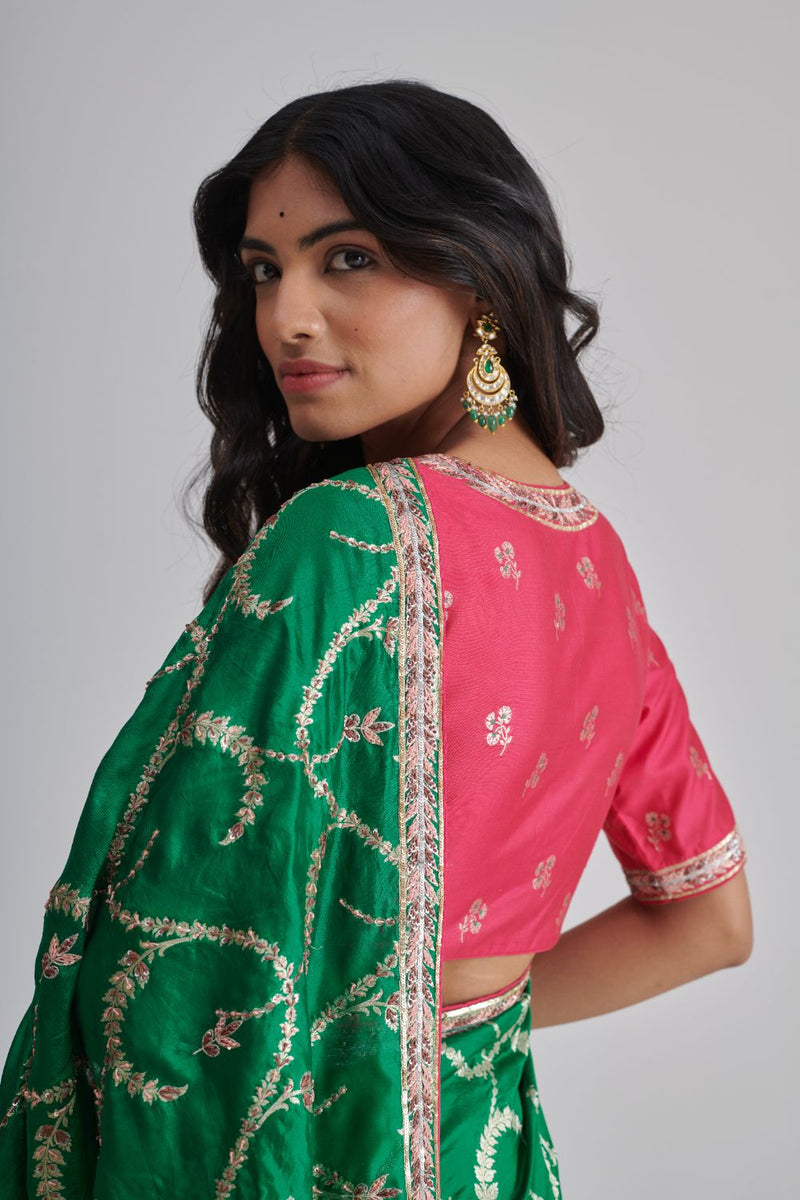 HUMRAHI & FARIDAH SAREE & BLOUSE