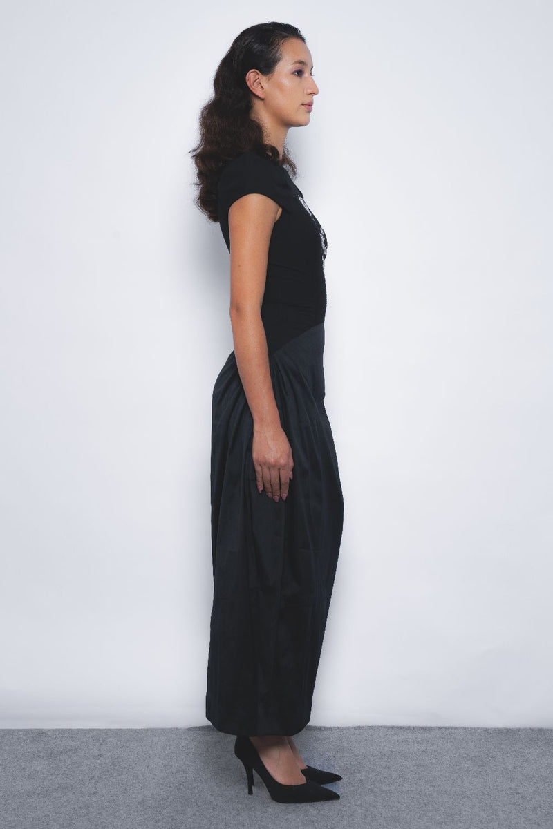 Hana Dress - Black Buy Hana Dress - Black from C&W | Dresses for Women by Leh Studios in black color for women in Singapore