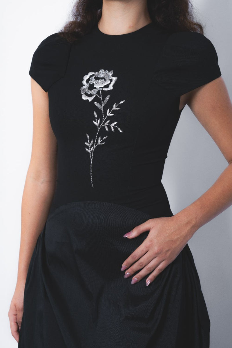 Hana Dress - Black Buy Hana Dress - Black from C&W | Dresses for Women by Leh Studios in black color for women in Singapore