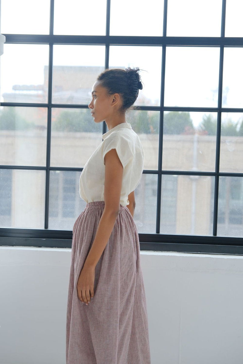 The Studio white Top cotton by World of Crow in white color for women in Singapore