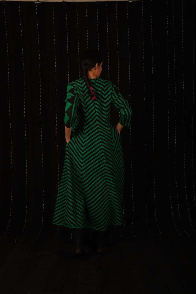Heer Dress cotton by Ka-Sha in multi color for women in Singapore