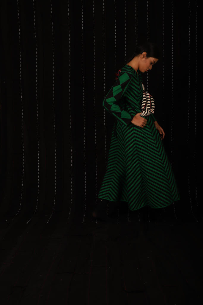 Heer Dress cotton by Ka-Sha in multi color for women in Singapore