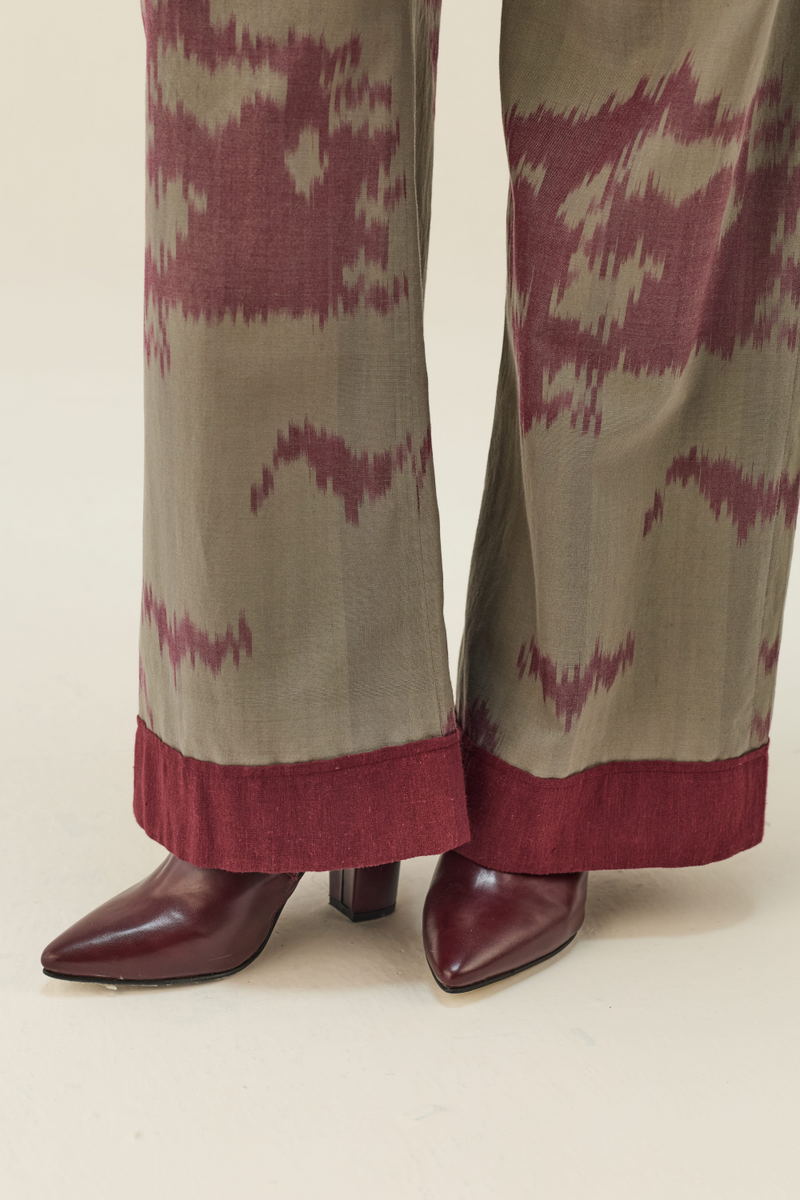Horizon Handwoven Ikkat Trousers