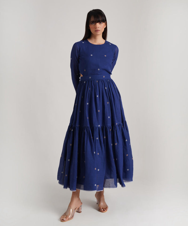 BLOOMINGDALE cotton Buy BLOOMINGDALE from C&W | Dresses for Women by Indigo Dreams in blue color for women in Singapore