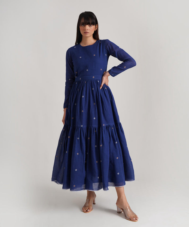 BLOOMINGDALE cotton Buy BLOOMINGDALE from C&W | Dresses for Women by Indigo Dreams in blue color for women in Singapore