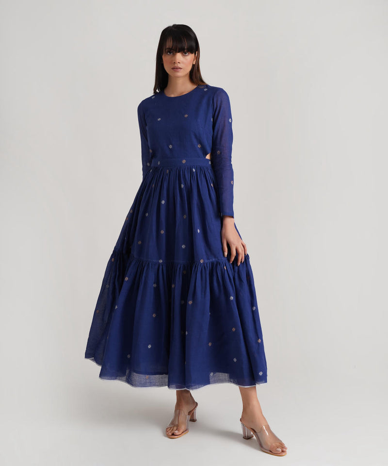 BLOOMINGDALE cotton Buy BLOOMINGDALE from C&W | Dresses for Women by Indigo Dreams in blue color for women in Singapore