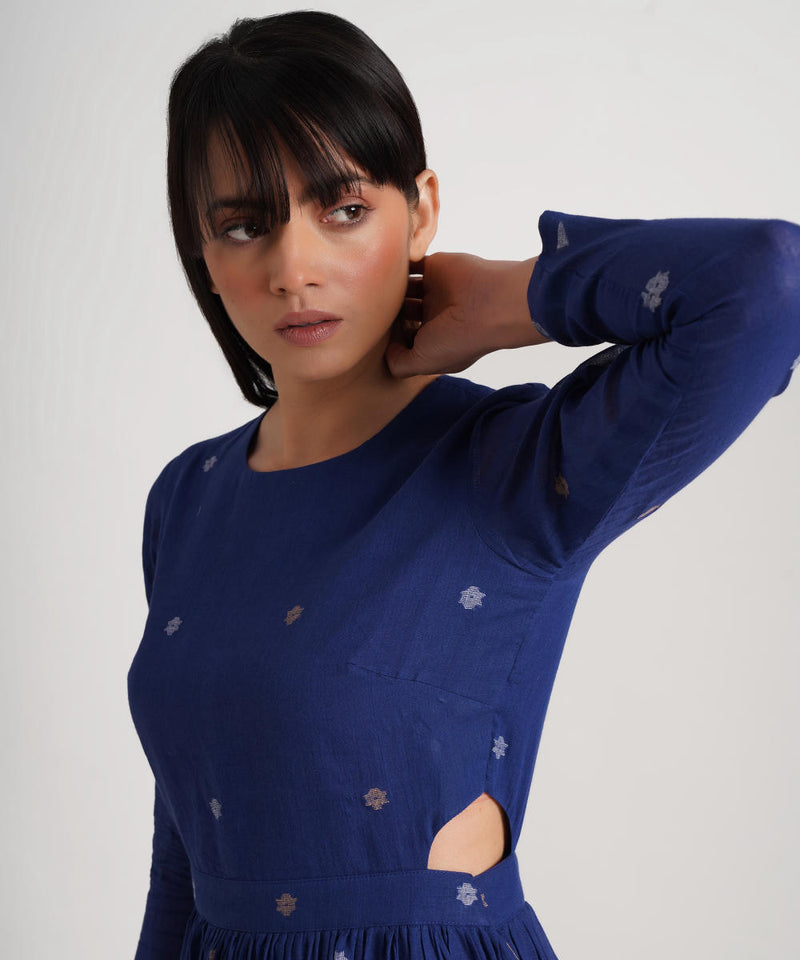 BLOOMINGDALE cotton Buy BLOOMINGDALE from C&W | Dresses for Women by Indigo Dreams in blue color for women in Singapore