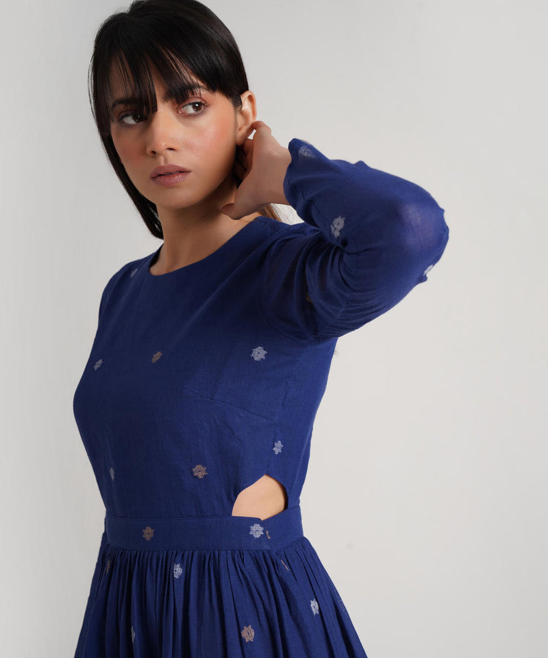 BLOOMINGDALE cotton Buy BLOOMINGDALE from C&W | Dresses for Women by Indigo Dreams in blue color for women in Singapore