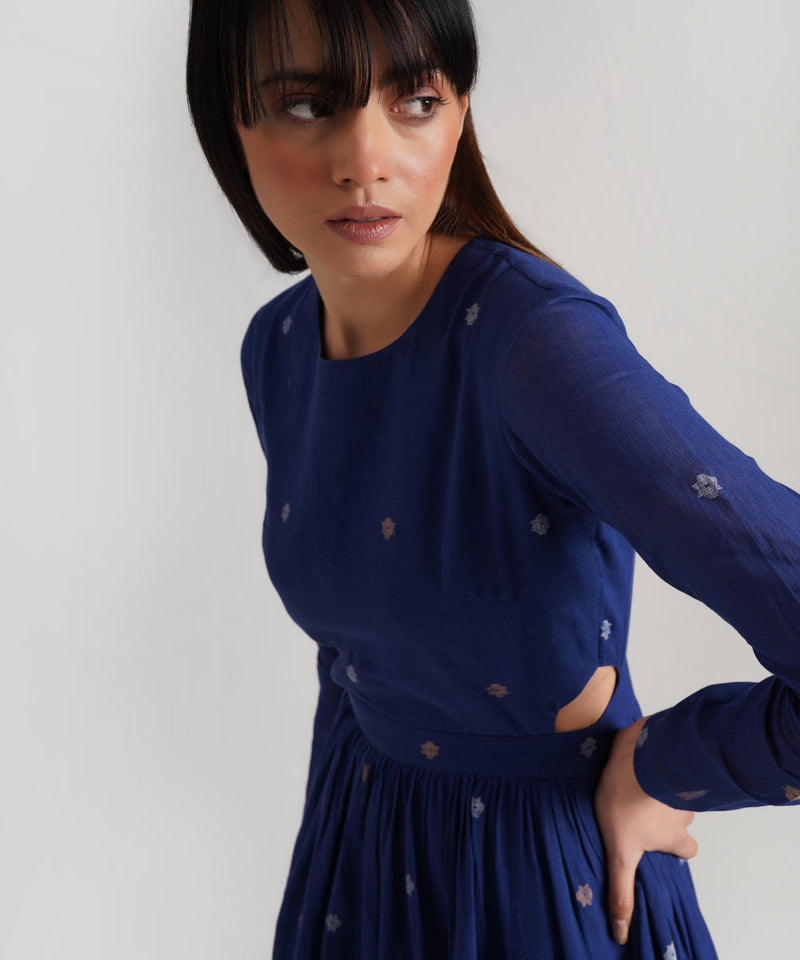 BLOOMINGDALE cotton Buy BLOOMINGDALE from C&W | Dresses for Women by Indigo Dreams in blue color for women in Singapore