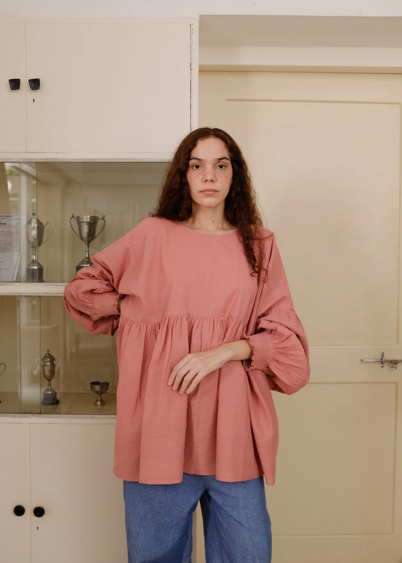 Peggy-Pink Top