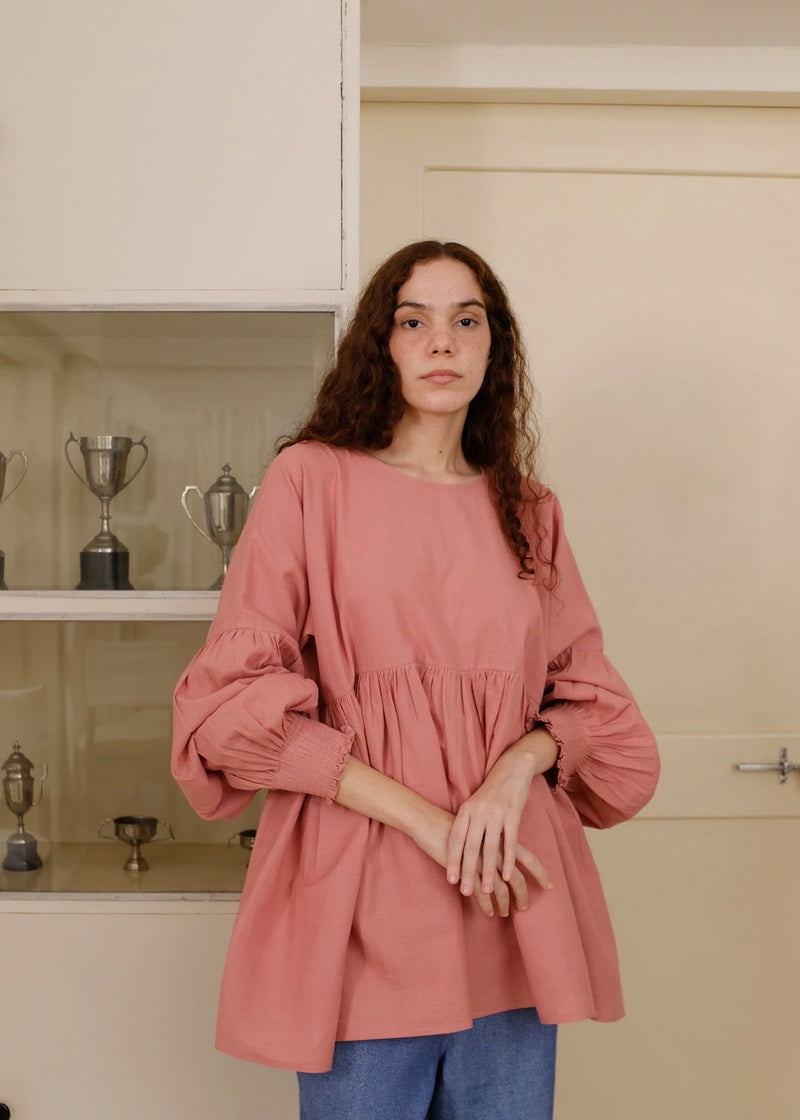 Peggy-Pink Top