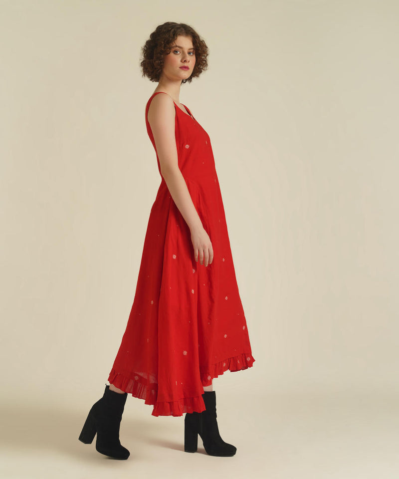 ROYALE IX cotton Buy ROYALE IX from C&W | for Women by Indigo Dreams in red color for women in Singapore