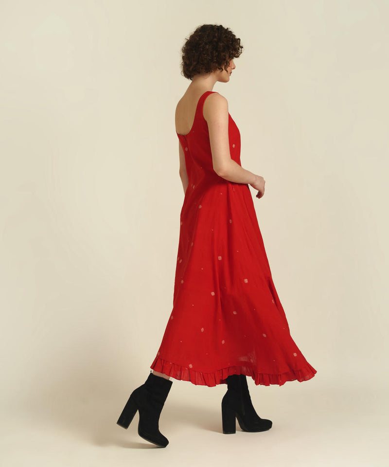 ROYALE IX cotton Buy ROYALE IX from C&W | for Women by Indigo Dreams in red color for women in Singapore