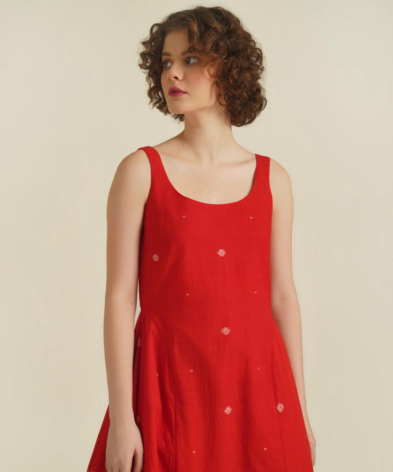 ROYALE IX cotton Buy ROYALE IX from C&W | for Women by Indigo Dreams in red color for women in Singapore