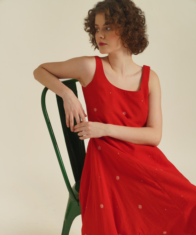 ROYALE IX cotton Buy ROYALE IX from C&W | for Women by Indigo Dreams in red color for women in Singapore